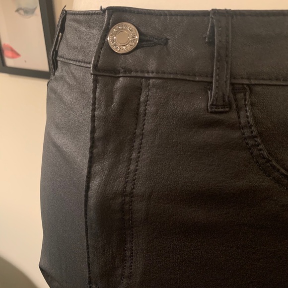 H&M Black Waxed Jean Leggings - Picture 3 of 3